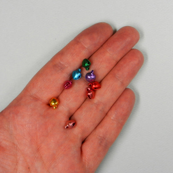 6mm JINGLE BELLS (approx. 100), Christmas bells, Christmas crafts, Christmas jewelry, Small bells, Small jingle bells, Tiny bells