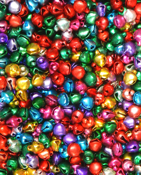 6mm JINGLE BELLS (approx. 100), Christmas bells, Christmas crafts, Christmas jewelry, Small bells, Small jingle bells, Tiny bells