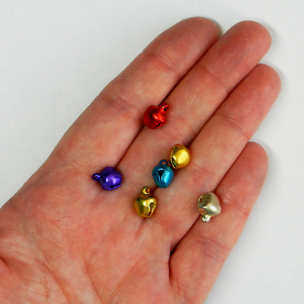 6mm JINGLE BELLS (approx. 100), Christmas bells, Christmas crafts, Christmas jewelry, Small bells, Small jingle bells, Tiny bells